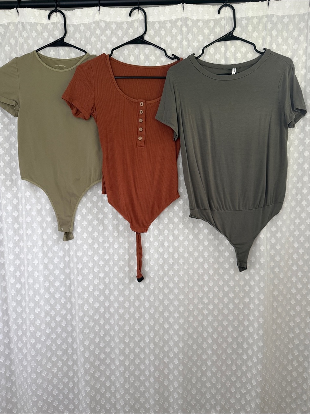 Intimately Free People, Lulus Basics Short Sleeve Bodysuits - 3 bodysuits total